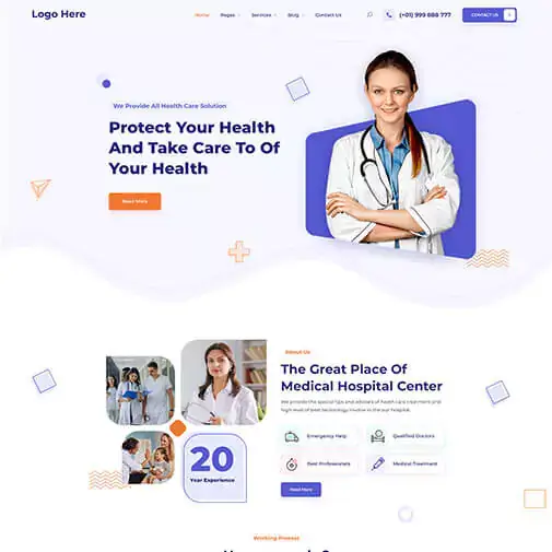 Medical Website UI/UX Design - Insight Digital